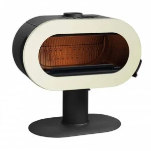 FIFTY EMAILLIERTER FREISTEHENDER HOLZKaminofen – INVICTA